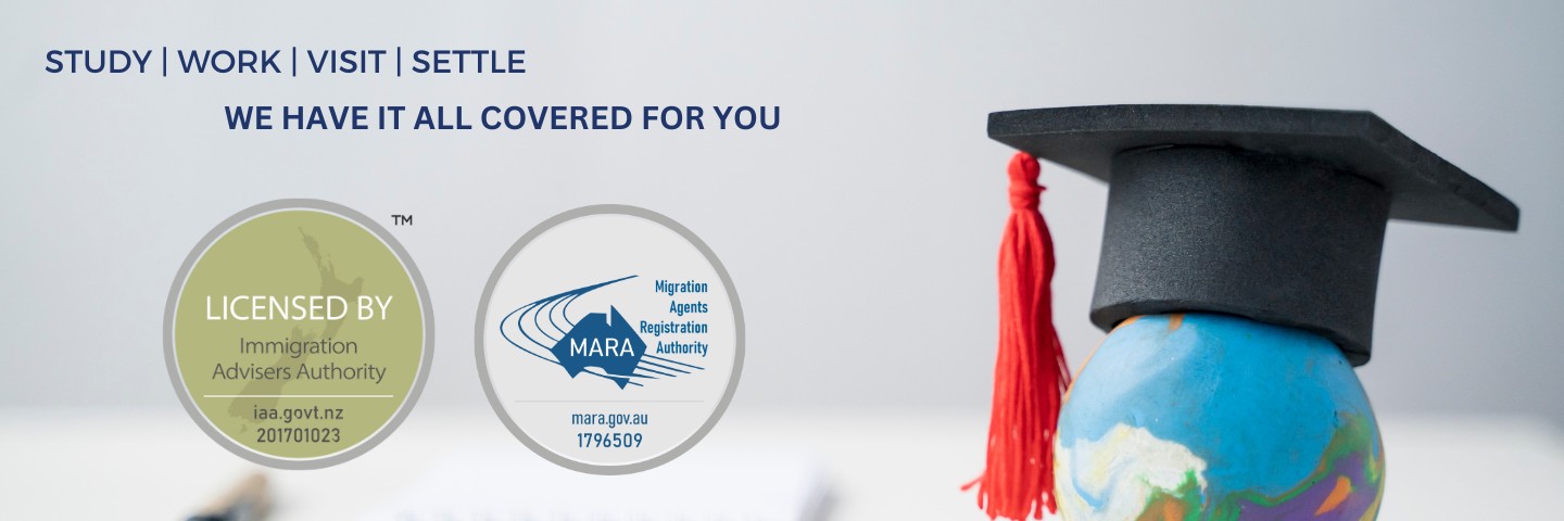 Licensed by the Immigration Advisers Authority (IAA licence 201701023) and registered with the Migration Agents Registration Authority (MARA 1796509)